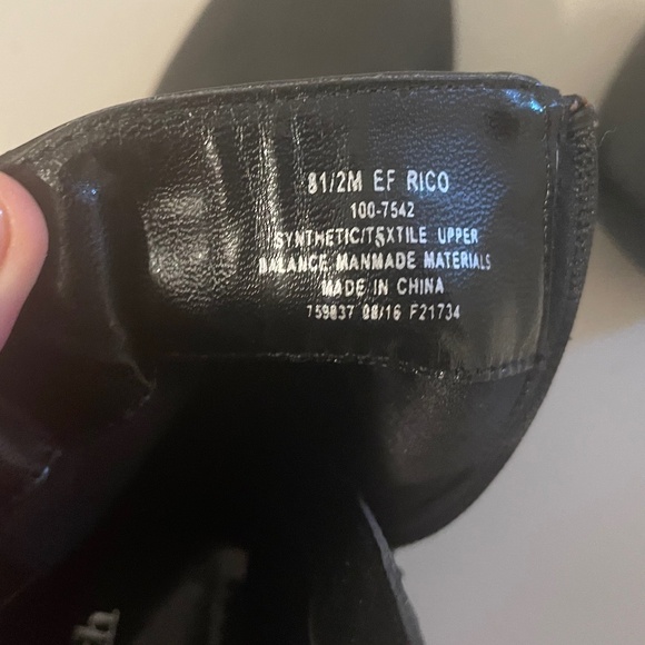 East 5th Women's Black Ankle Boots EF RICO Buckle/Side Zipper -Size 8.5 Med - Picture 10 of 12